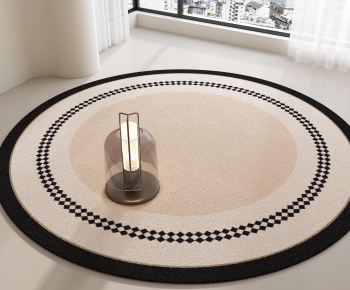 Modern Circular Carpet-ID:597381118