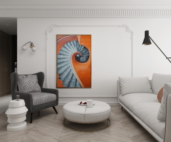 Modern A Living Room-ID:642460112