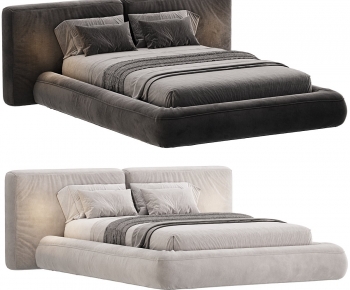 Modern Double Bed-ID:881145006