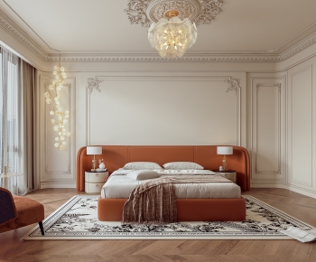 French Style Bedroom-ID:869410994