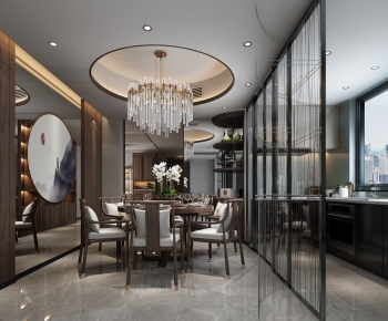 New Chinese Style Dining Room-ID:271830084