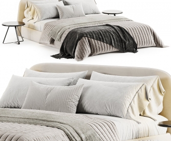 Modern Double Bed-ID:191200975