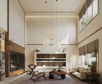 Wabi-sabi Style A Living Room-ID:722626925