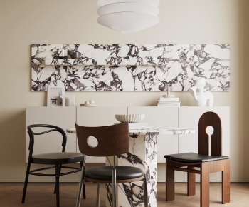 Modern Dining Table And Chairs-ID:786226032