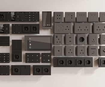 Modern Switch Socket Panel-ID:773364074