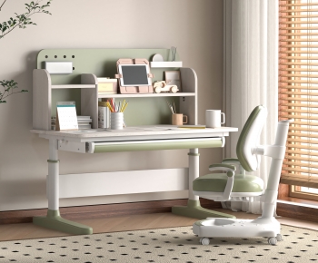 Modern Computer Desk And Chair-ID:180321935