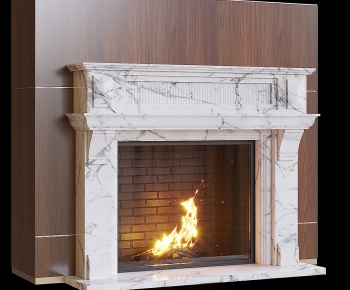 Simple European Style Fireplace-ID:425343047