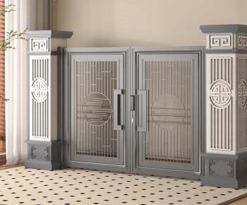 New Chinese Style Door-ID:889122017