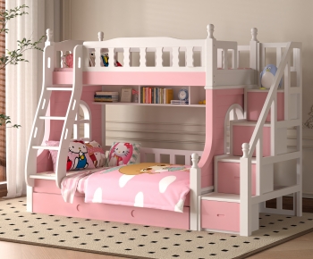 Modern Bunk Bed-ID:122627978