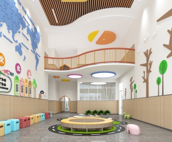 Modern Kindergarten Hall-ID:366611967