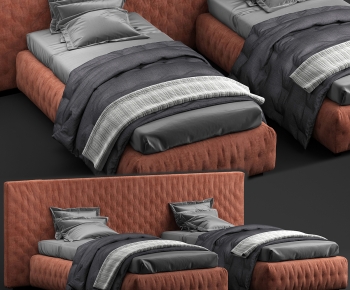 Modern Single Bed-ID:491746904