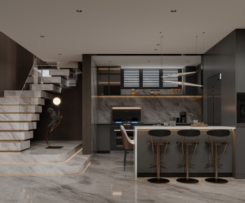 Modern Open Kitchen-ID:554661994