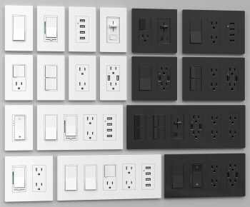 Modern Switch Socket Panel-ID:668343078