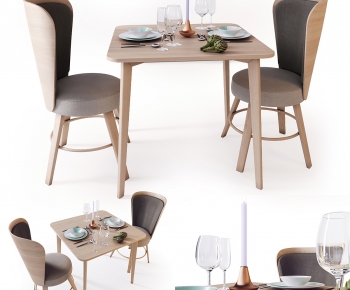 Modern Dining Table And Chairs-ID:340689906