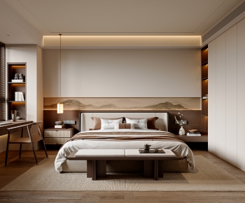 New Chinese Style Bedroom-ID:939431913