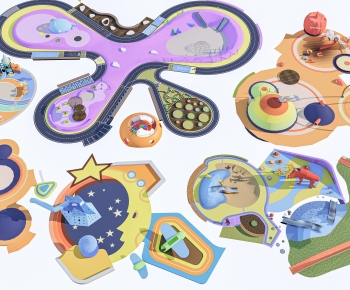 Modern Equipment For Children-ID:646147972