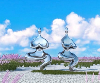 Modern Sculpture Sketch-ID:412440336