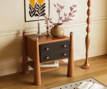 French Style Bedside Cupboard-ID:590589058