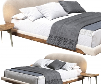 Modern Double Bed-ID:431830885