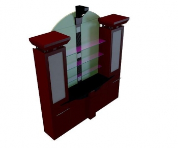 Simple European Style Wine Cabinet-ID:283181915