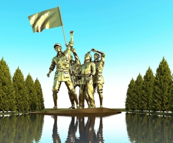 Modern Sculpture Sketch-ID:732930901