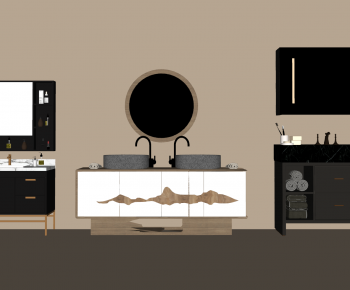 Modern Bathroom Cabinet-ID:409101014