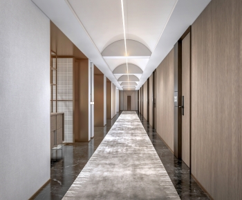 现代酒店走廊过道-ID:872564088