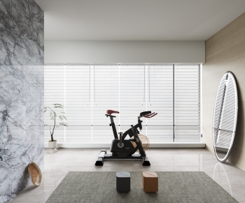 Modern Home Fitness Room-ID:127630298