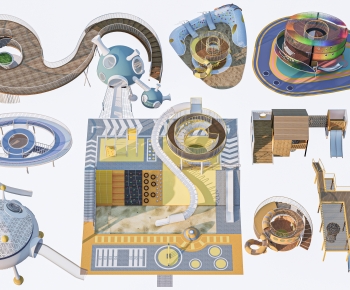 Modern Equipment For Children-ID:549642095