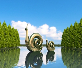 Modern Sculpture Sketch-ID:723629066