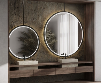 Modern Bathroom Cabinet-ID:605145933