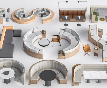 Modern Card Seat Sofa-ID:923290017