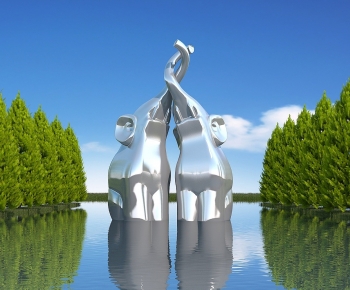 Modern Sculpture Sketch-ID:124367008
