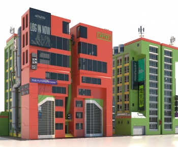 Modern Building Appearance-ID:251315127