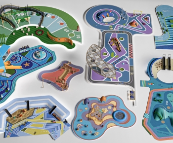 Modern Equipment For Children-ID:737237936