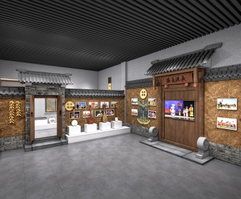 New Chinese Style Exhibition Hall-ID:934920078