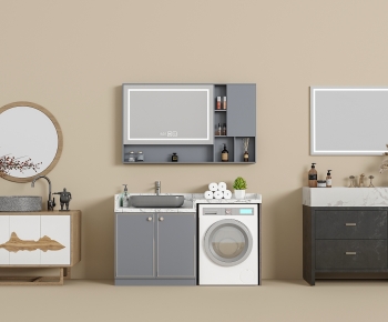 New Chinese Style Bathroom Cabinet-ID:895169977