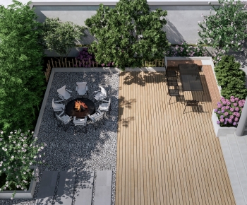 Modern Courtyard/landscape-ID:942102913