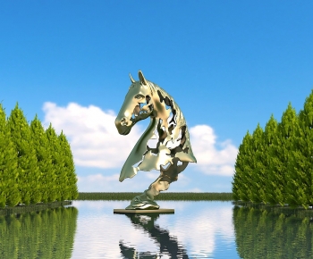 Modern Sculpture Sketch-ID:682940015