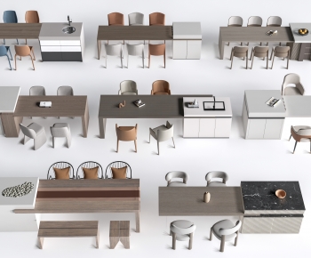 Modern Dining Table And Chairs-ID:855560067