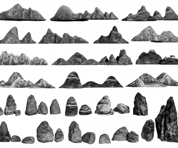 New Chinese Style Rockery Waterscape-ID:710982082