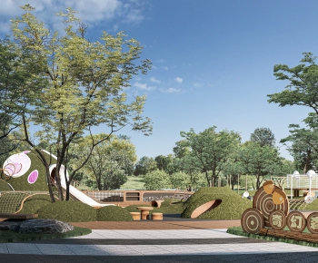 Modern Park Landscape-ID:177517894