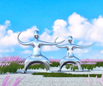 Modern Sculpture Sketch-ID:742782128