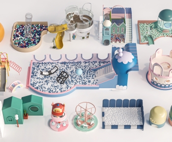 Modern Equipment For Children-ID:134674076