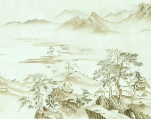 新中式壁纸-ID:658380992