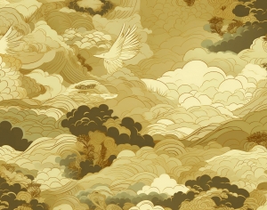 新中式壁纸-ID:123574977