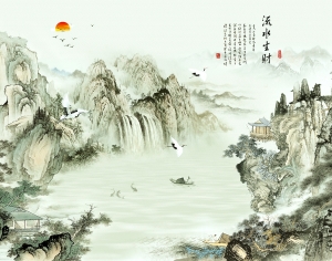新中式壁纸-ID:268897063