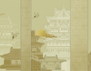 新中式壁纸-ID:745804076