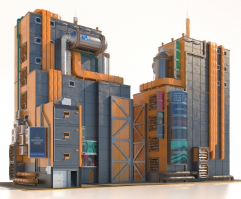 Modern Building Appearance-ID:406419998