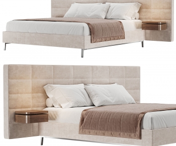 Modern Double Bed-ID:835736995